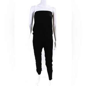 Young Fabulous & Broke Women's Black Tube Top Skinny Ankle Jumpsuit size Small